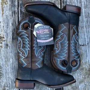 DAN POST DP4558 MENS DEUCE LEATHER BOOT SQUARE TOE